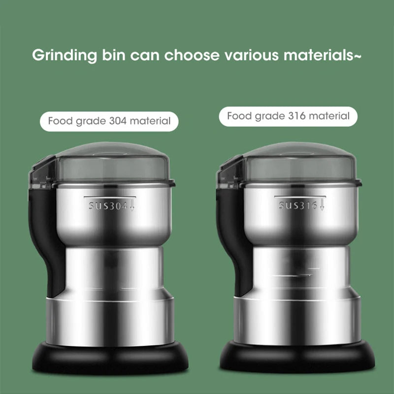 Multifunctional Electric Coffee & Grain Grinder β For Nuts, Spices & Cereal