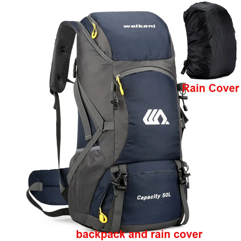 50L Waterproof Travel Backpack β Hiking & Camping Rucksack for Men