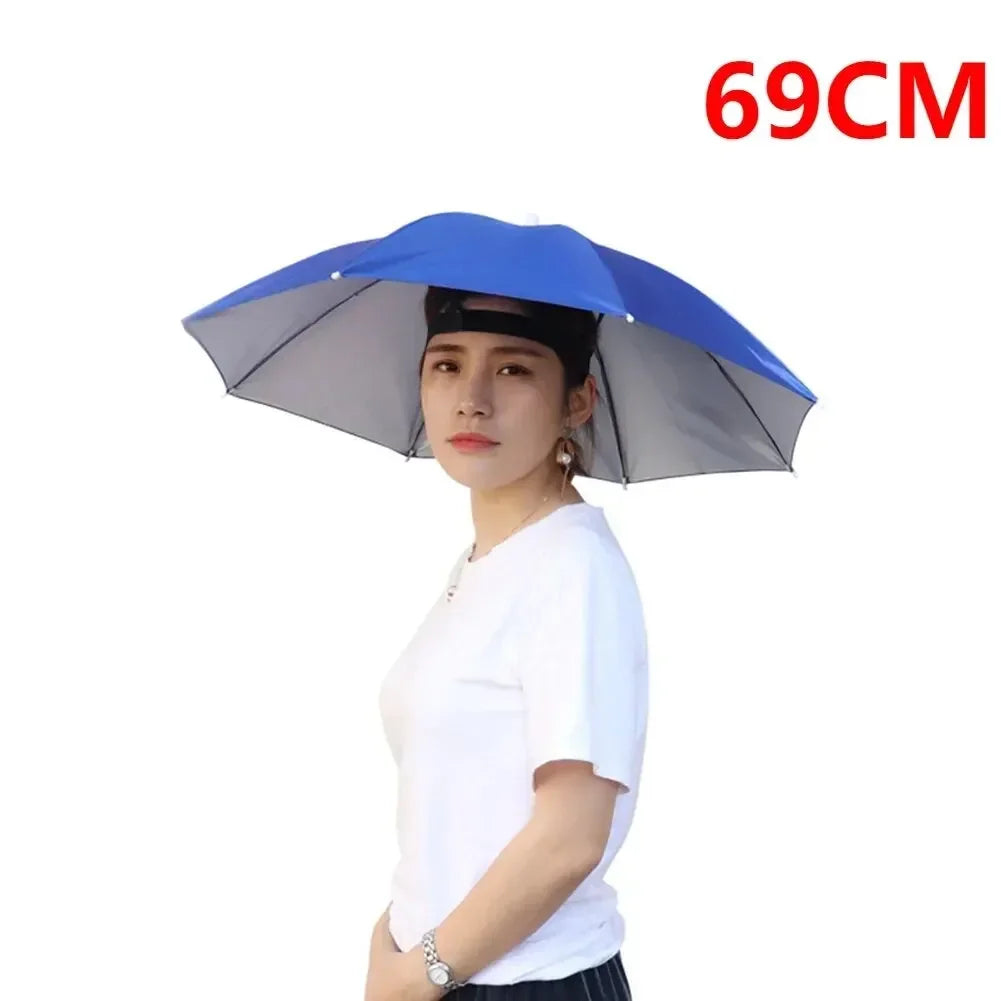 Foldable Umbrella Hat β Double-Layer Sun Cap for Outdoor & Fishing
