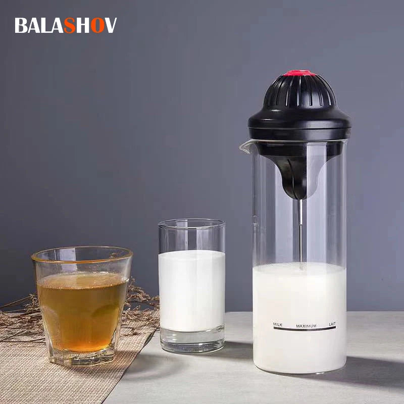 Electric Milk Frother Cup β Portable Battery-Operated Foamer & Coffee Foam Maker
