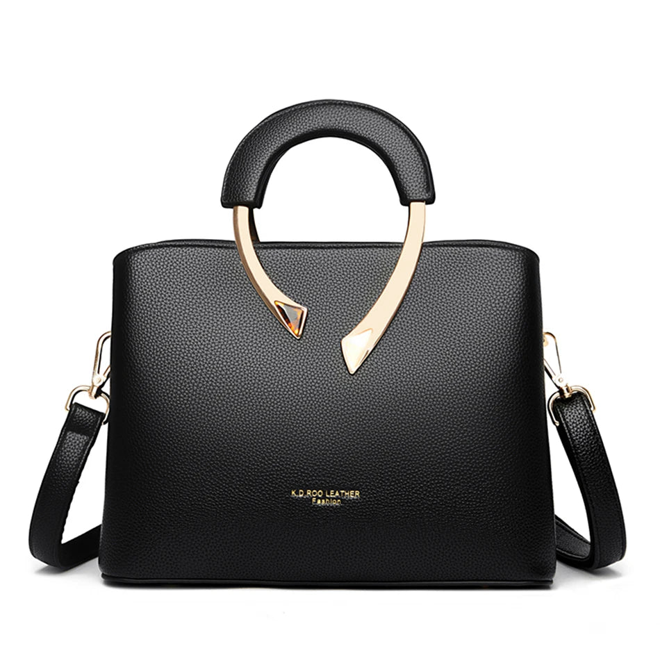 Vanderwah Luxe β 2025 Genuine Leather Designer Tote Bag
