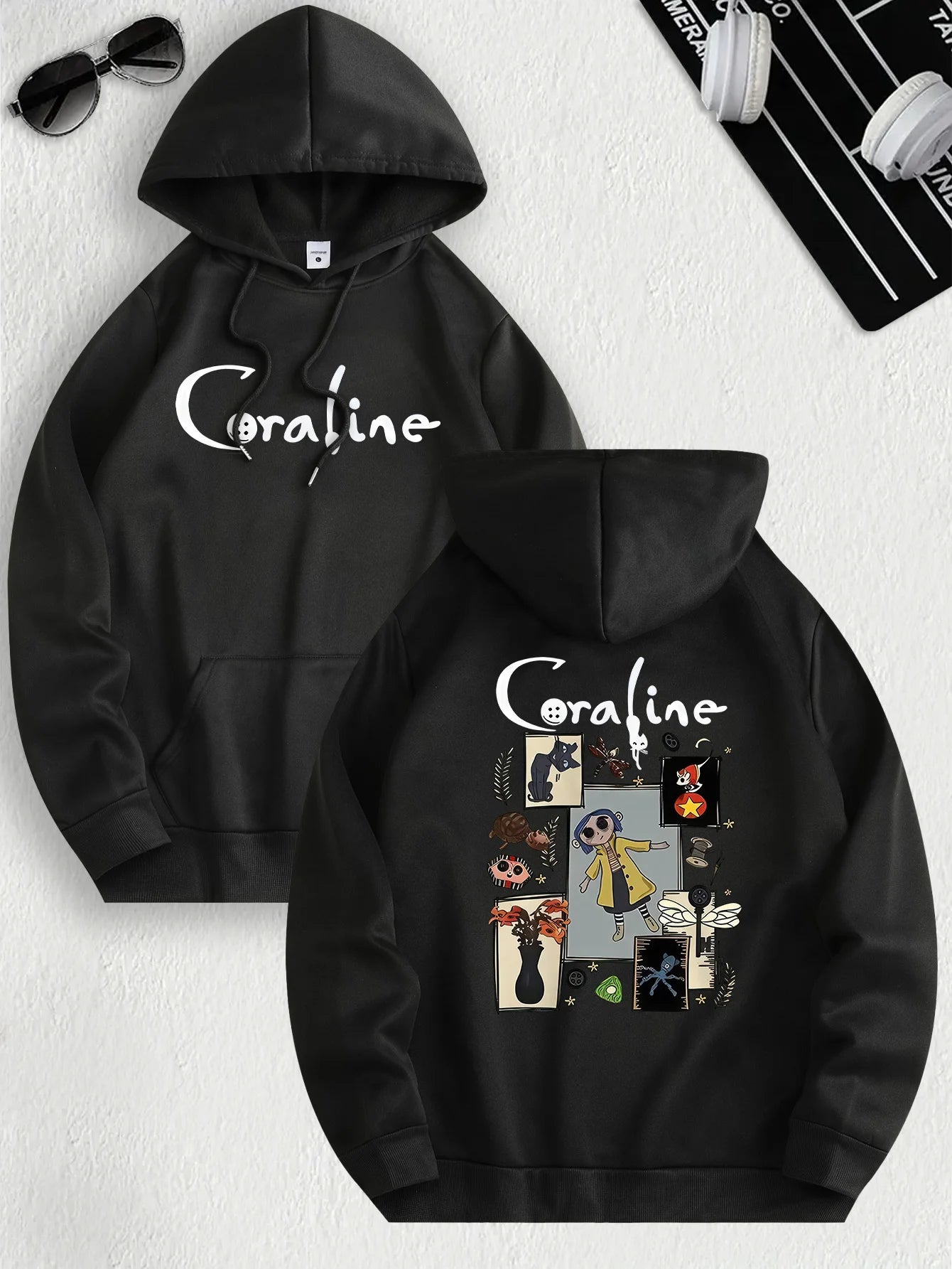 CoralineVibe – Casual Hoodie Pullover