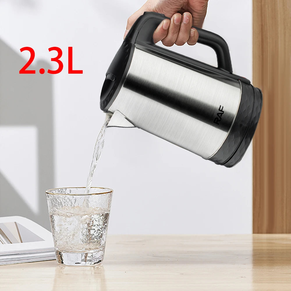 2.3L Electric Stainless Steel Kettle β Smart Thermo Pot for Tea, Coffee & Samovar Use