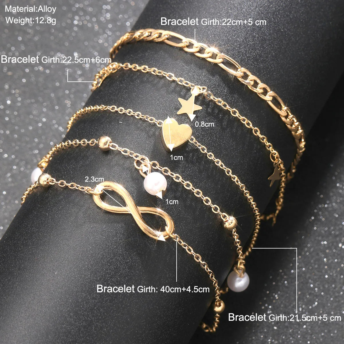 Boho Retro Tassel Anklet Set β 5-Piece Butterfly, Pearl & Charm Foot Bracelet Jewelry