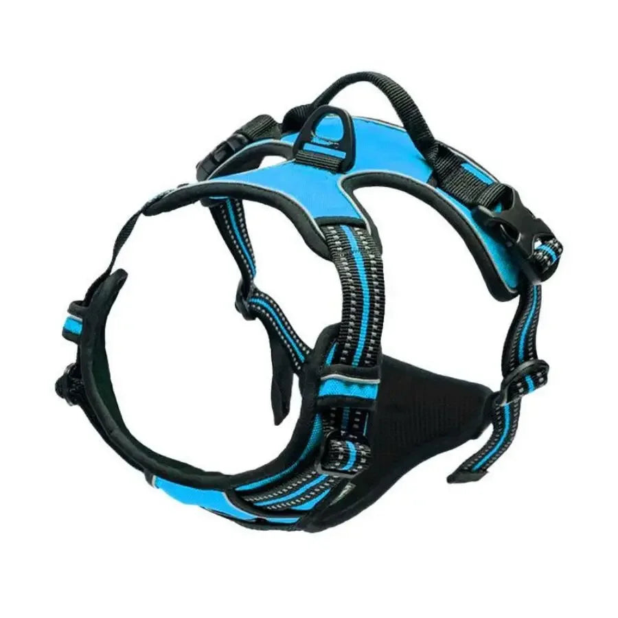 No-Pull Reflective Dog Harness – Front-Clip, Heavy-Duty with Handle for Large Dogs