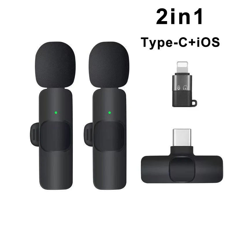 ClipCast Pro β Wireless Mini Lavalier Mic for iPhone & Android
