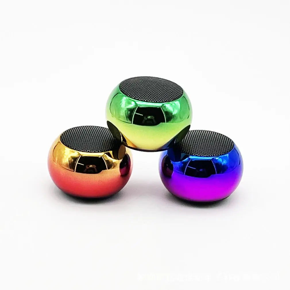 Mini Steel Bluetooth Speaker β Heavy Bass Portable Wireless Subwoofer