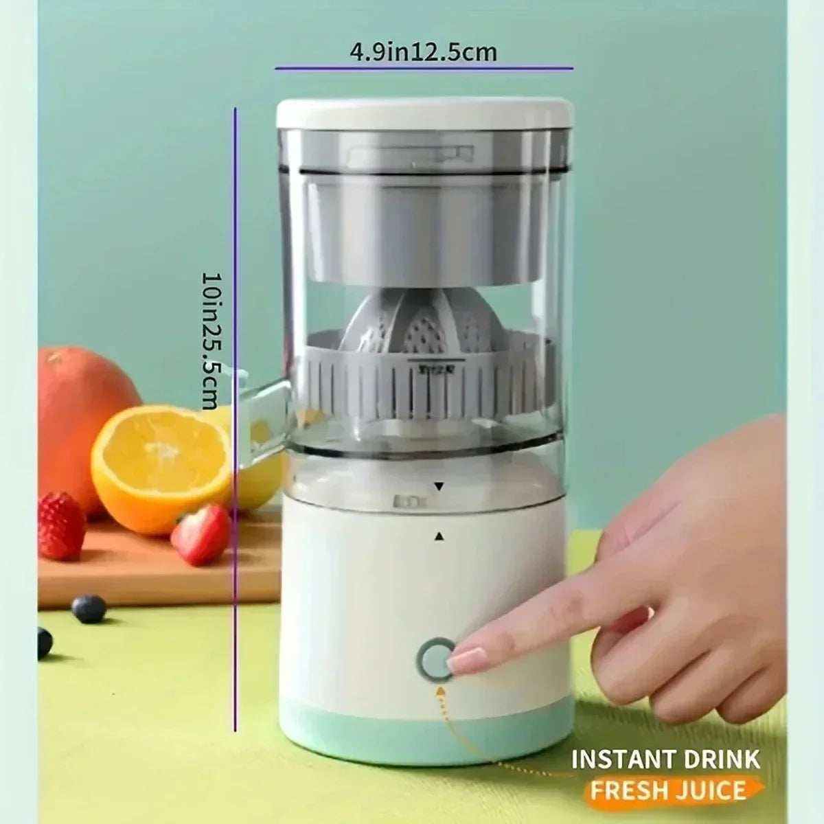 USB Rechargeable Electric Citrus Juicer β Portable Orange & Lemon Juice Press