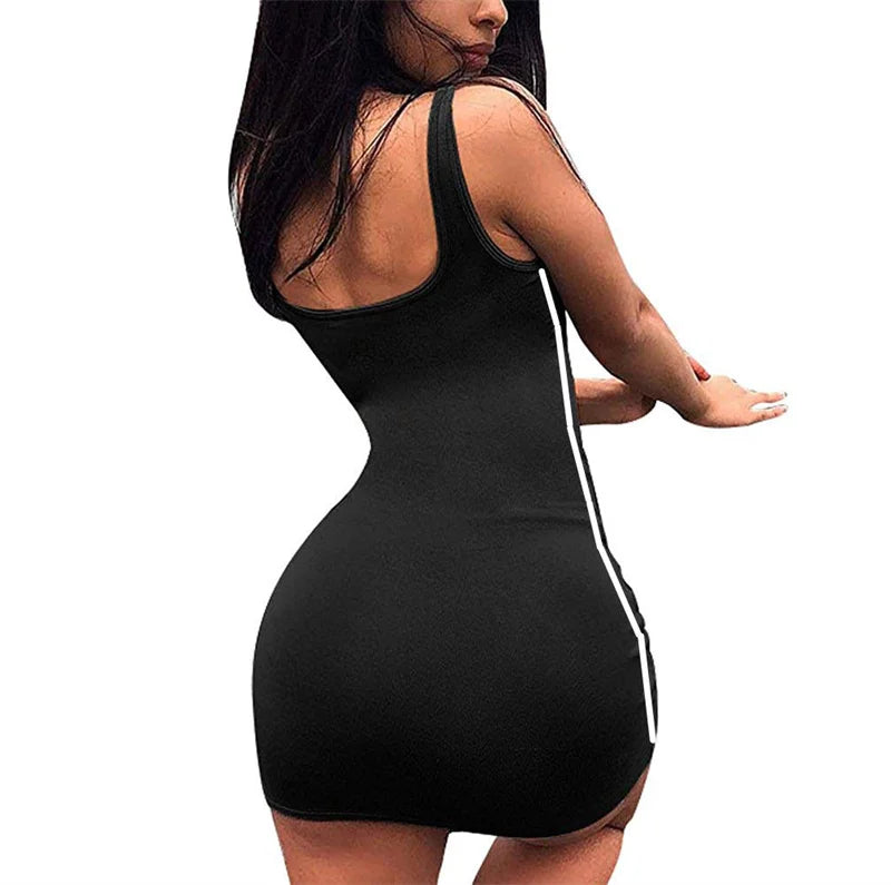 GlowFit β Women's Summer Spaghetti Strap Sheath Dress