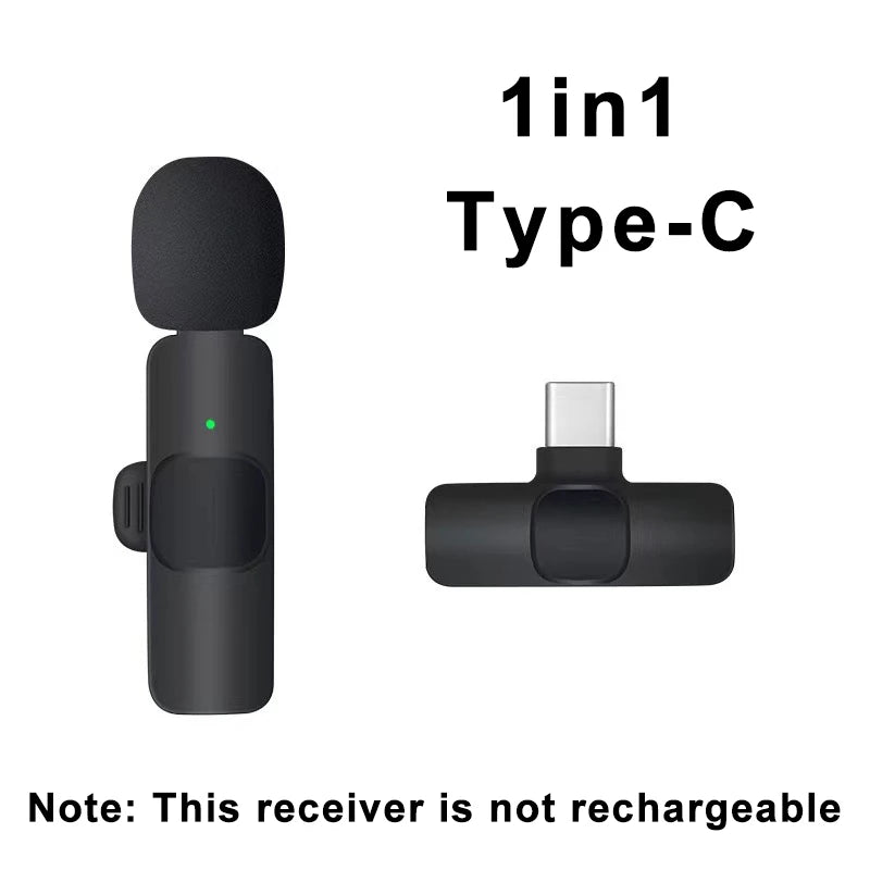 ClipCast Pro β Wireless Mini Lavalier Mic for iPhone & Android