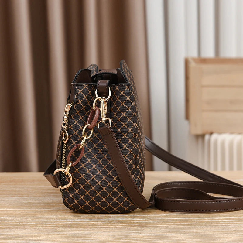 LuxFlip β Luxury Bucket Shoulder Crossbody Bag