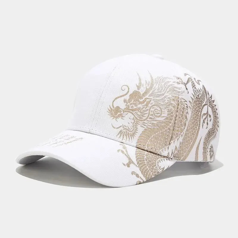 DragonTide β Chinese Style Dragon Embroidered Baseball Cap