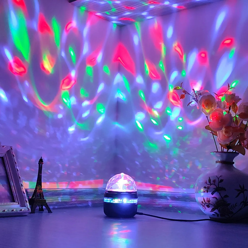 GalaxyGlow โ Starry Sky LED Night Light Projector with Remote & Sound Control
