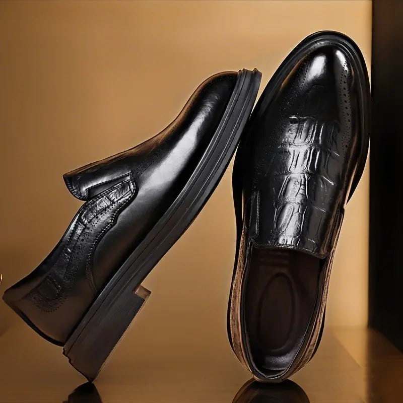 GentleStride – Men’s Casual Business Leather Oxfords