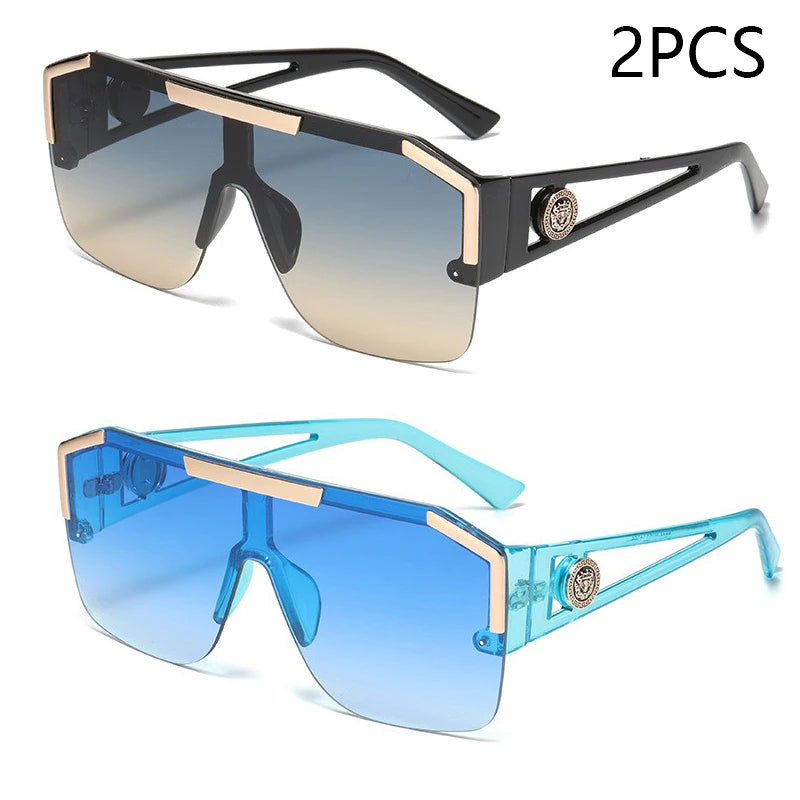 Oversized Square UV400 Sunglasses β Unisex Gradient Sports & Driving Eyewear