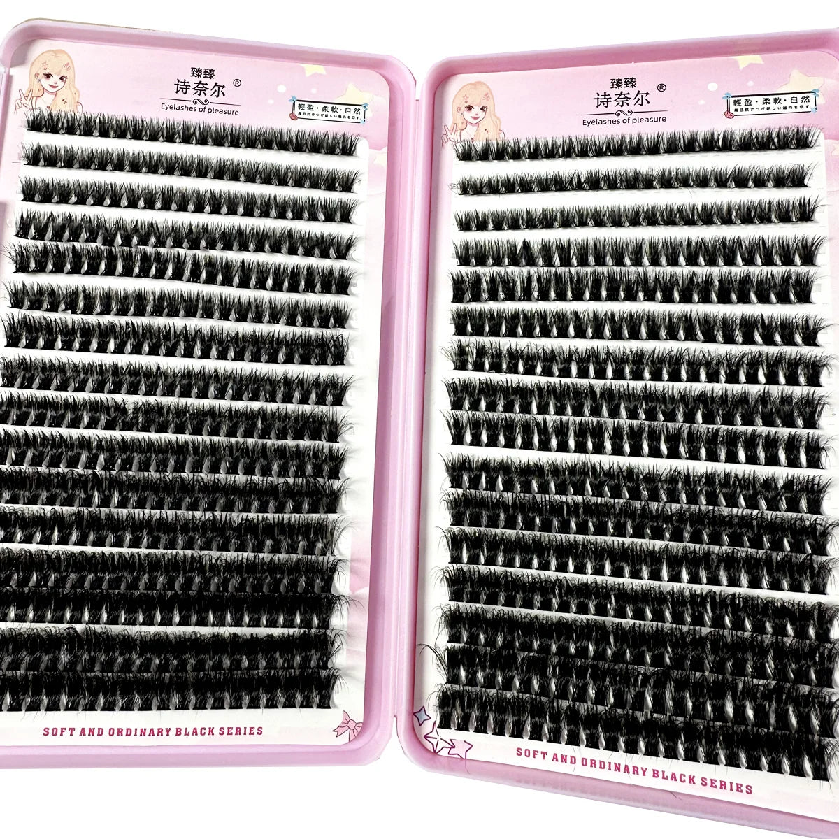 LashCloud β 570/640PCS DIY Fluffy Cluster Lash Extensions