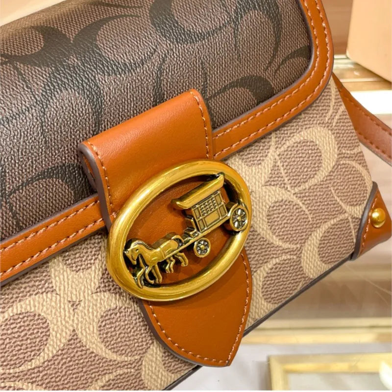 ContrastEdge β Minimalist High-End Portable Box Crossbody Bag