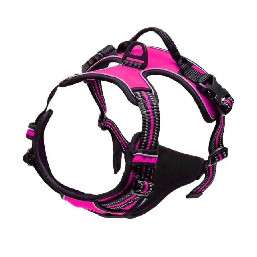 No-Pull Reflective Dog Harness – Front-Clip, Heavy-Duty with Handle for Large Dogs