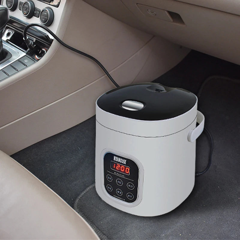 2L Vehicle Electric Rice Cooker β 12V/24V Dual Voltage for Car & Truck Use