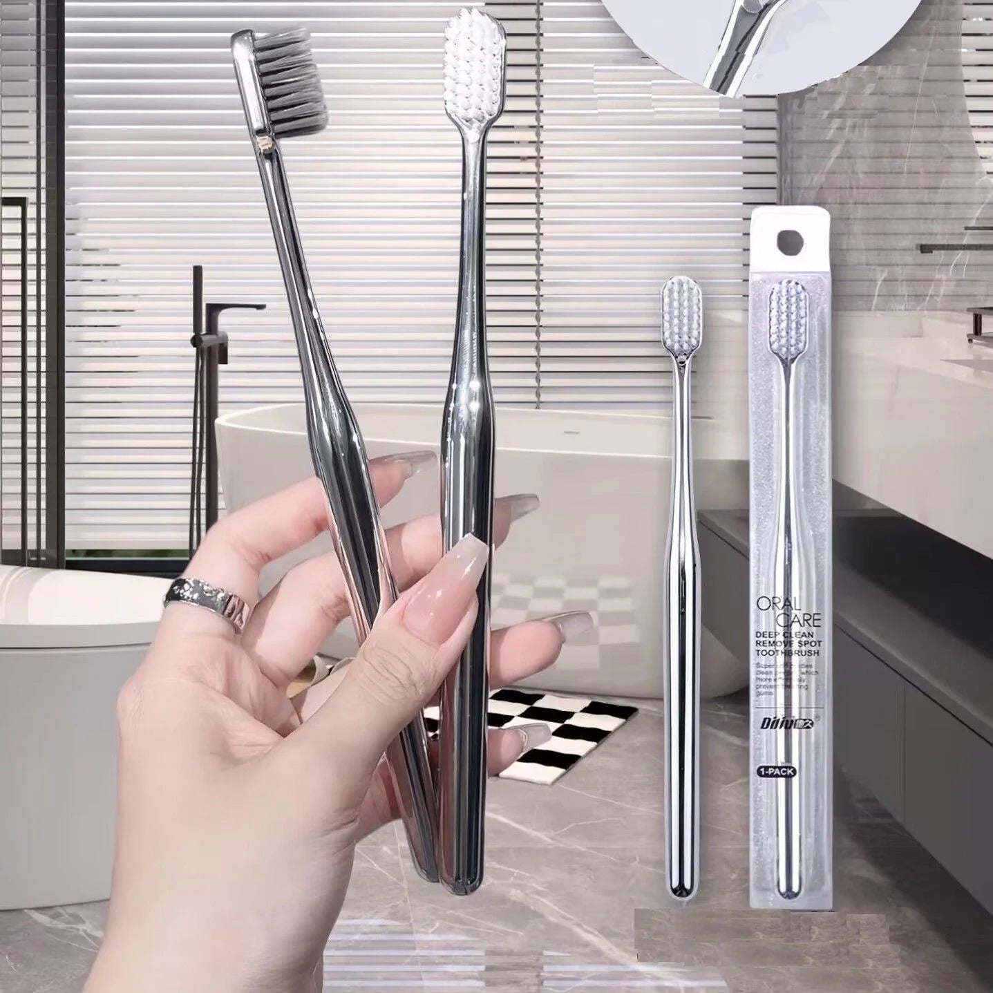 Toothbrush β Soft Bristle Manual Brush for Sensitive Gums