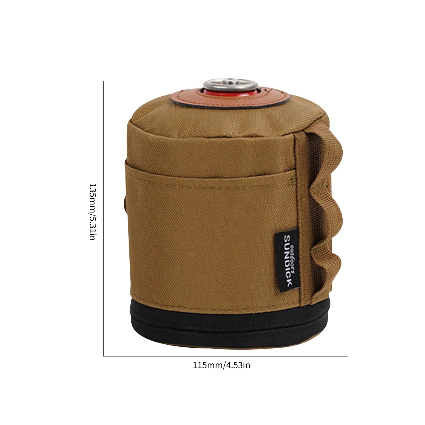 Camping Gas Canister Protective Cover β Cotton Linen Anti-Fall Storage Sleeve