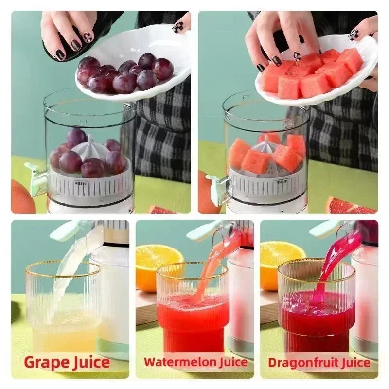 USB Rechargeable Electric Citrus Juicer β Portable Orange & Lemon Juice Press