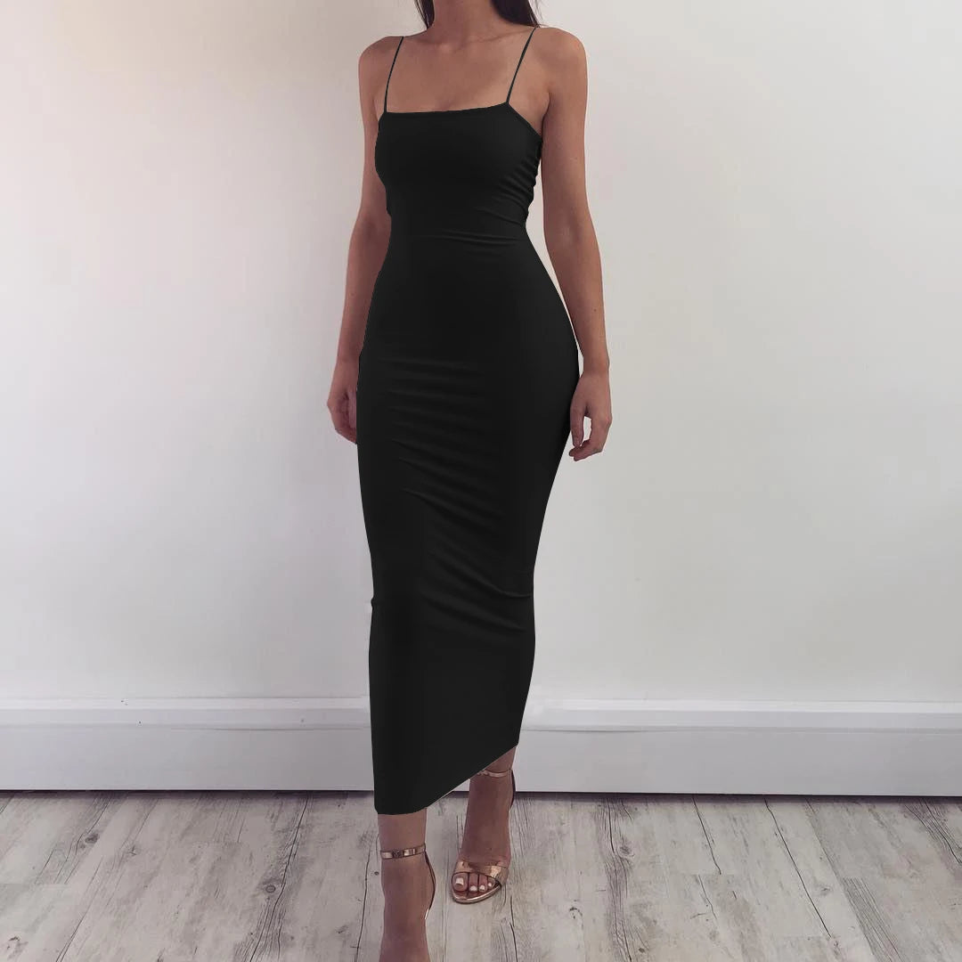 JZ461 Summer Long Sling Dress β Sexy Club Suspender
