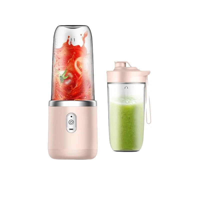 Portable USB Double-Cup Juicer β Electric Smoothie & Milkshake Blender