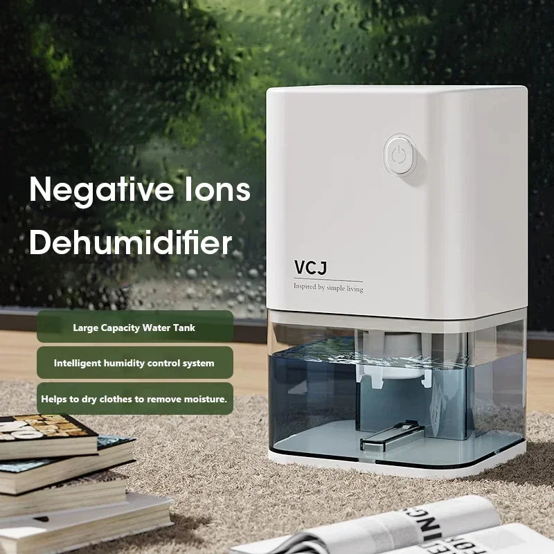 500ml Silent Dehumidifier β Air Dryer & Deodorizer for Home, Office, Bedroom (EU Plug)