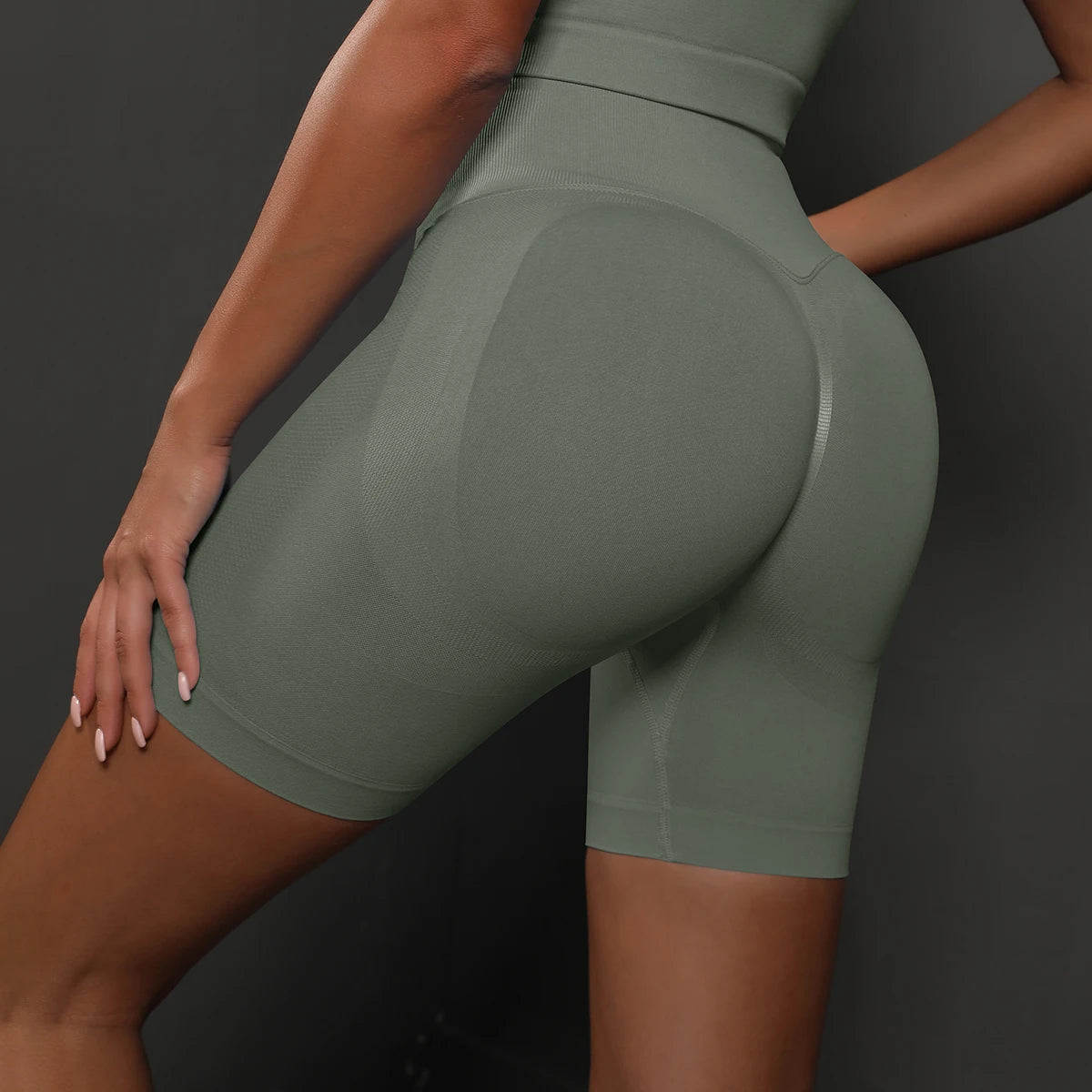 Seamless High Waist Push-Up Yoga Shorts β Sculpting Sportswear for Women