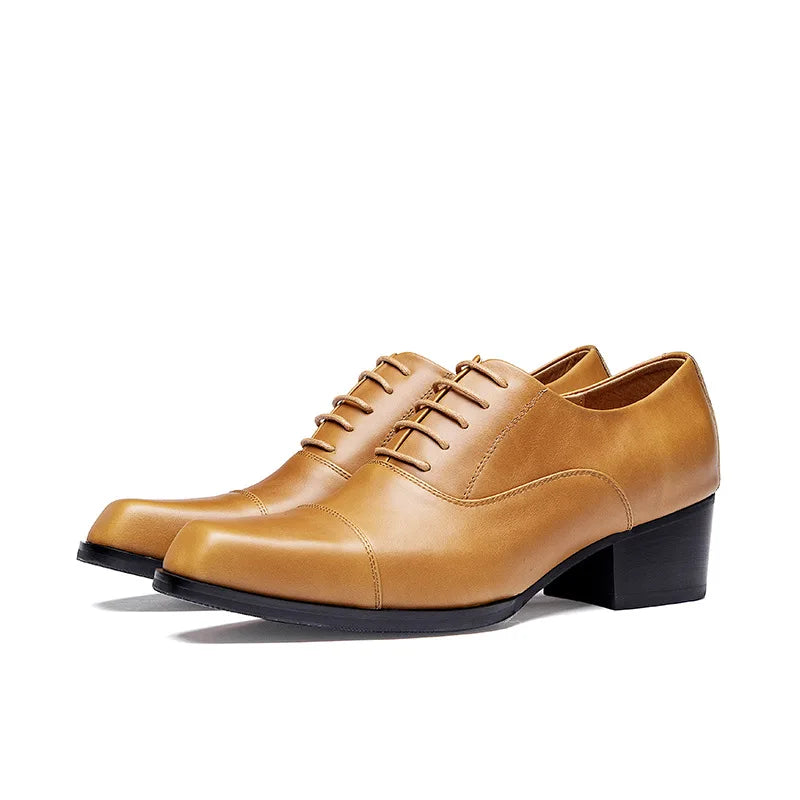 FormoLift – Men’s Square Toe Elevated Dress Shoes