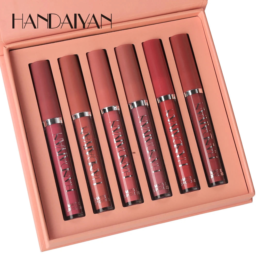 HANDAIYAN MatteStay β 6PCS Long-Lasting Liquid Lipstick Gift Set