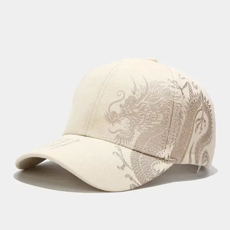 DragonTide β Chinese Style Dragon Embroidered Baseball Cap