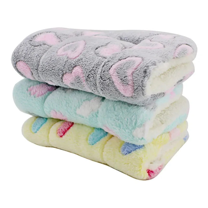 Soft Fleece Pet Bed Mat β Warm Blanket Cushion for Cats & Small Dogs