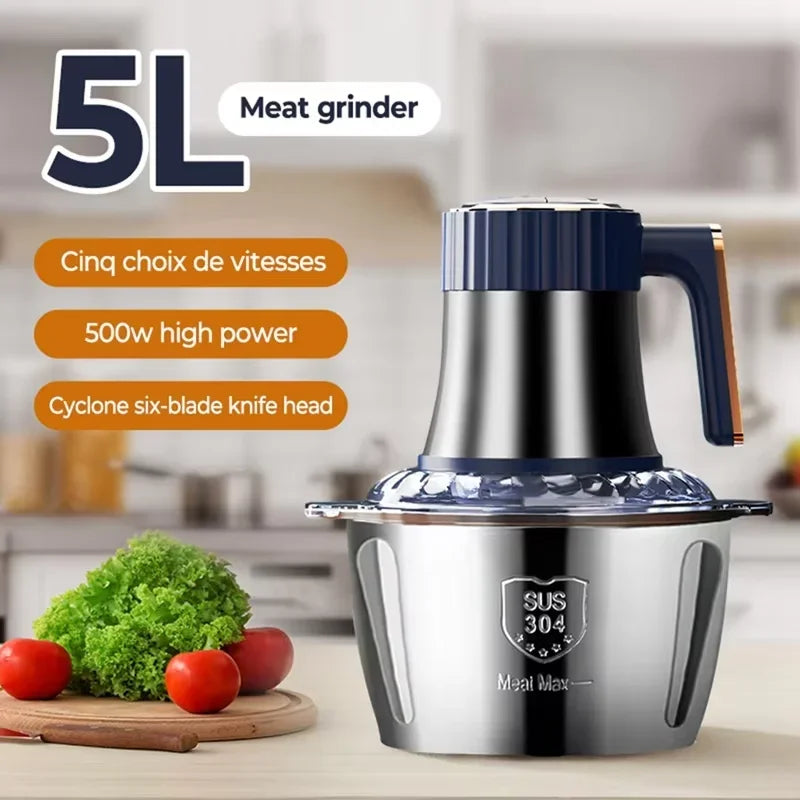 Electric Meat Grinder β 304 Stainless Steel Multifunction Food Chopper & Mincer