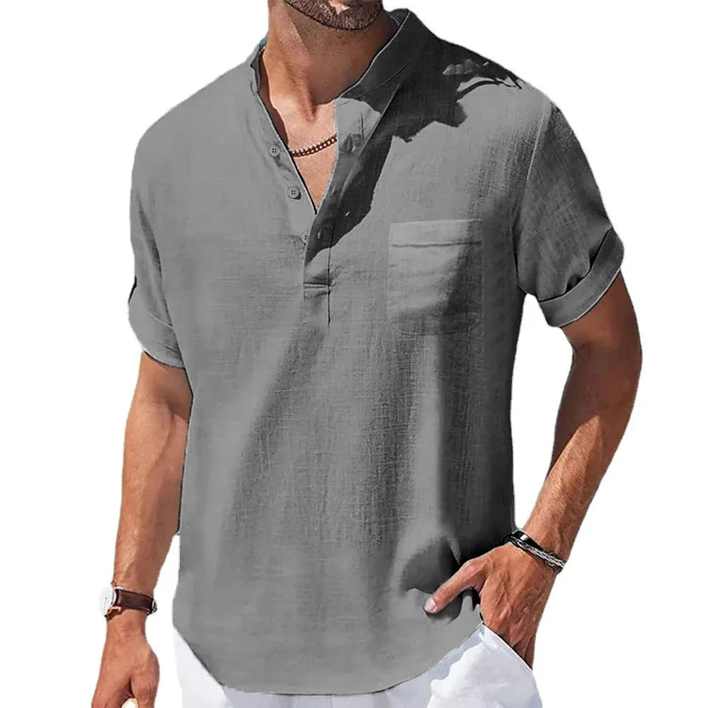 BreezeHenley – Cotton-Linen Summer Tee