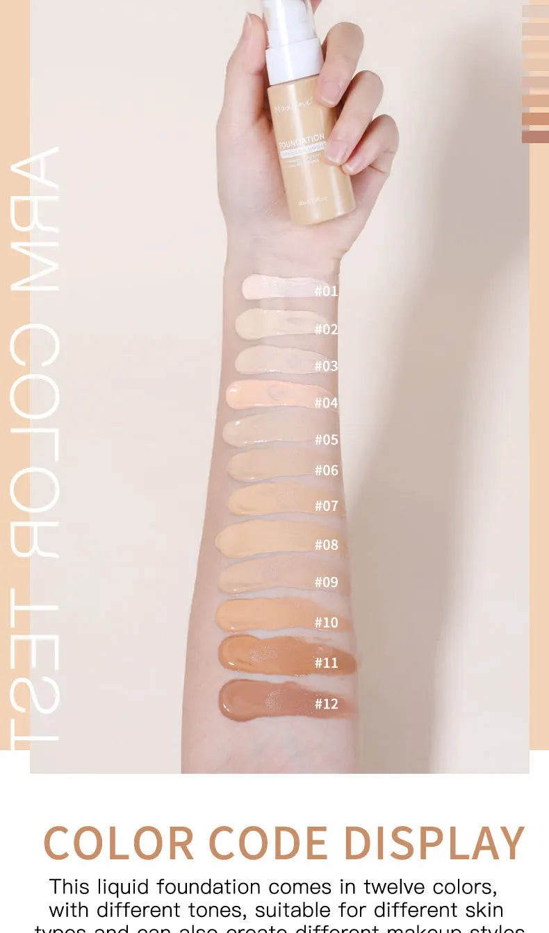Liquid Foundation & Concealer β Waterproof & Sweat-Resistant