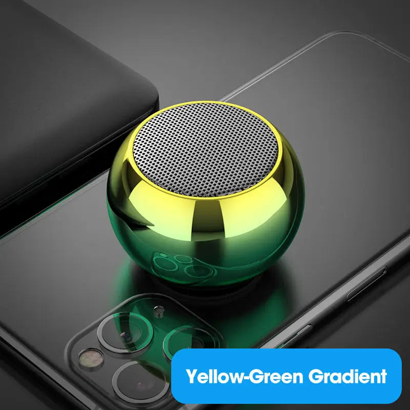 Mini Steel Bluetooth Speaker β Heavy Bass Portable Wireless Subwoofer
