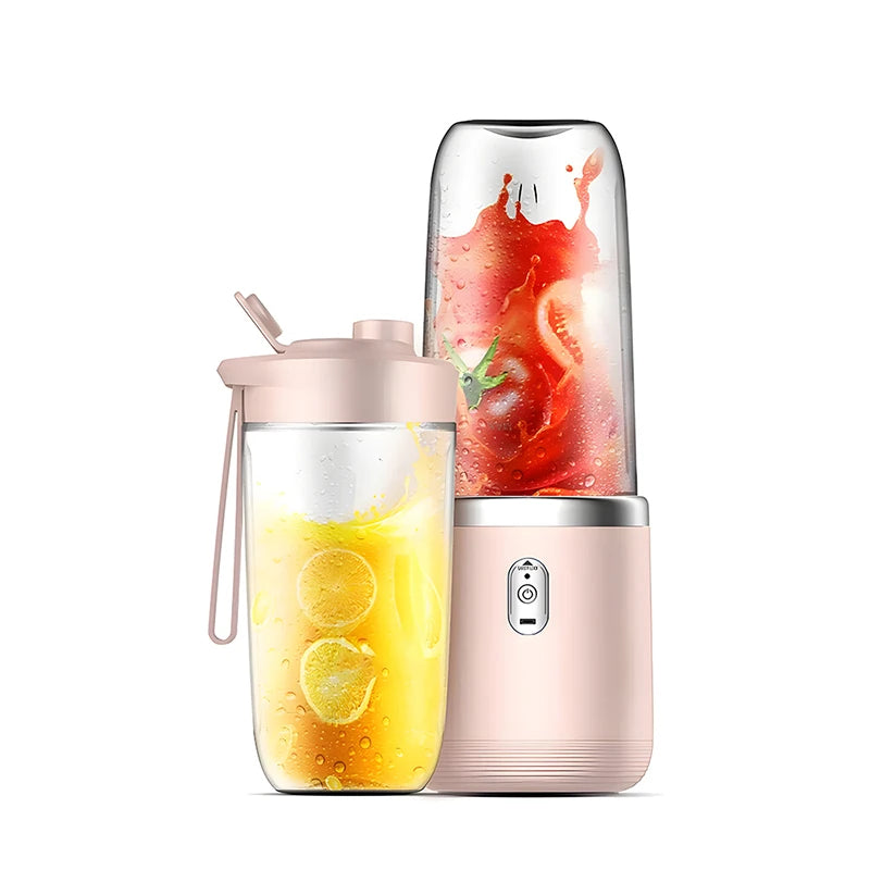 Double Cup USB Portable Juicer β Multifunction Fruit Blender & Milkshake Maker