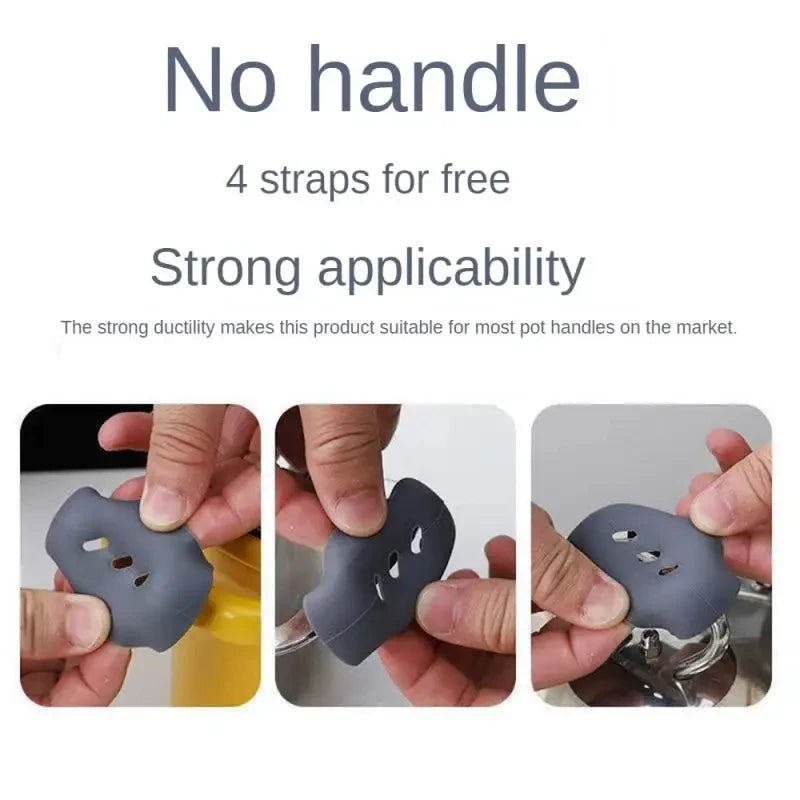 Pan Handle Cover β Heat-Resistant Silicone Grip (2β8pcs)