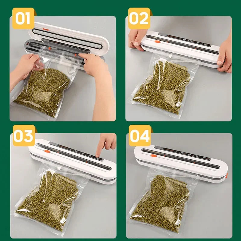 Automatic 30cm Vacuum Sealer β Food Packaging Machine for Dry, Wet, Soft & Powder Items