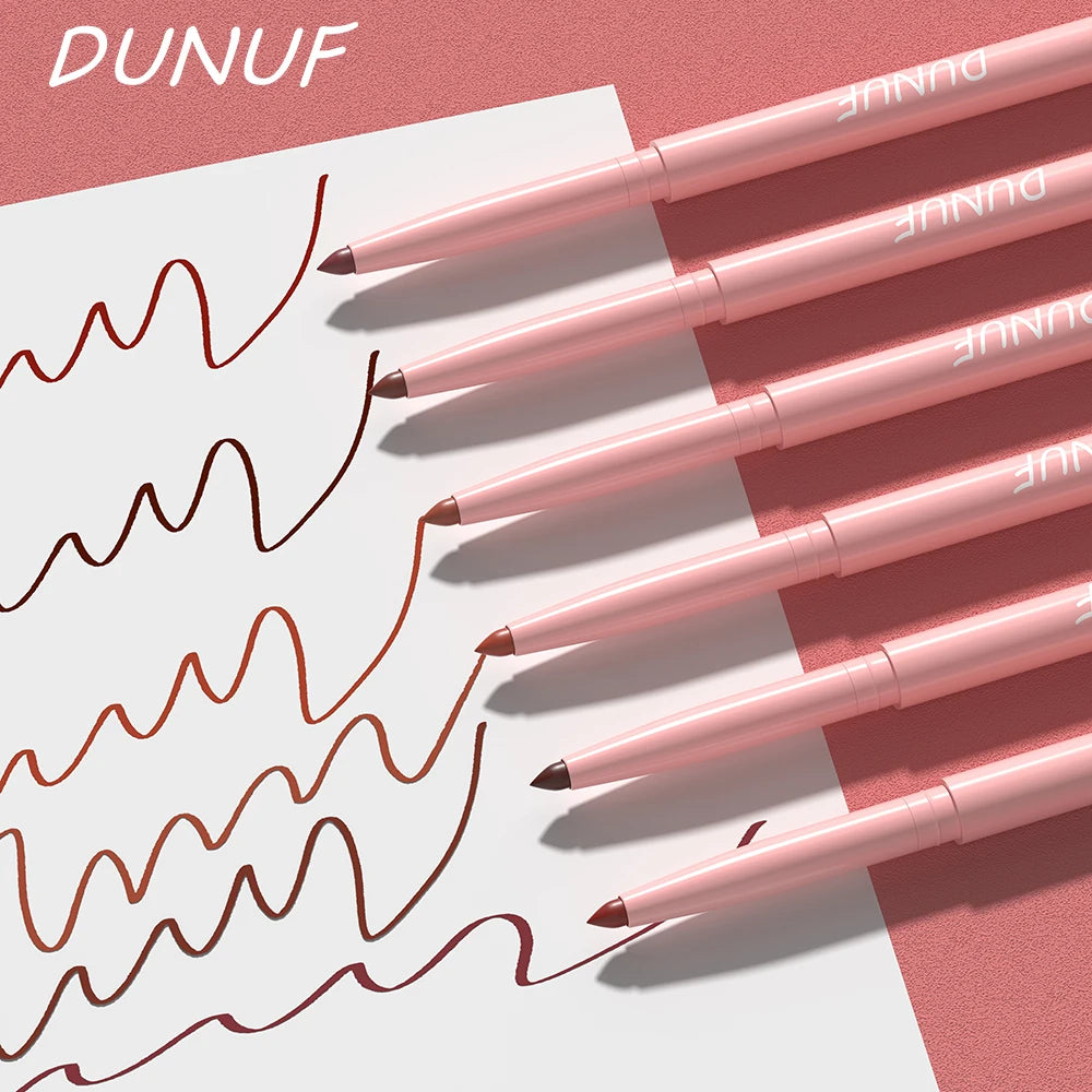LineLuxe β 6PCS Waterproof Long-Lasting Lip Liner Pen Set