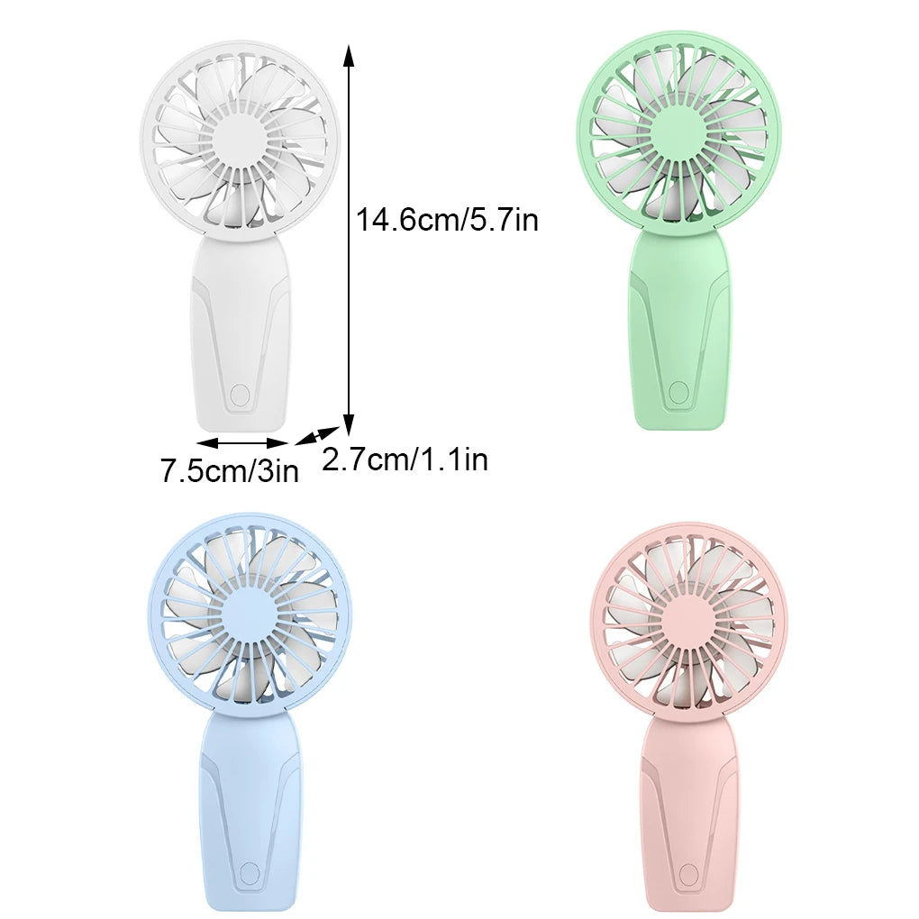 BreezeBuddy β Mini USB Rechargeable Handheld Fan