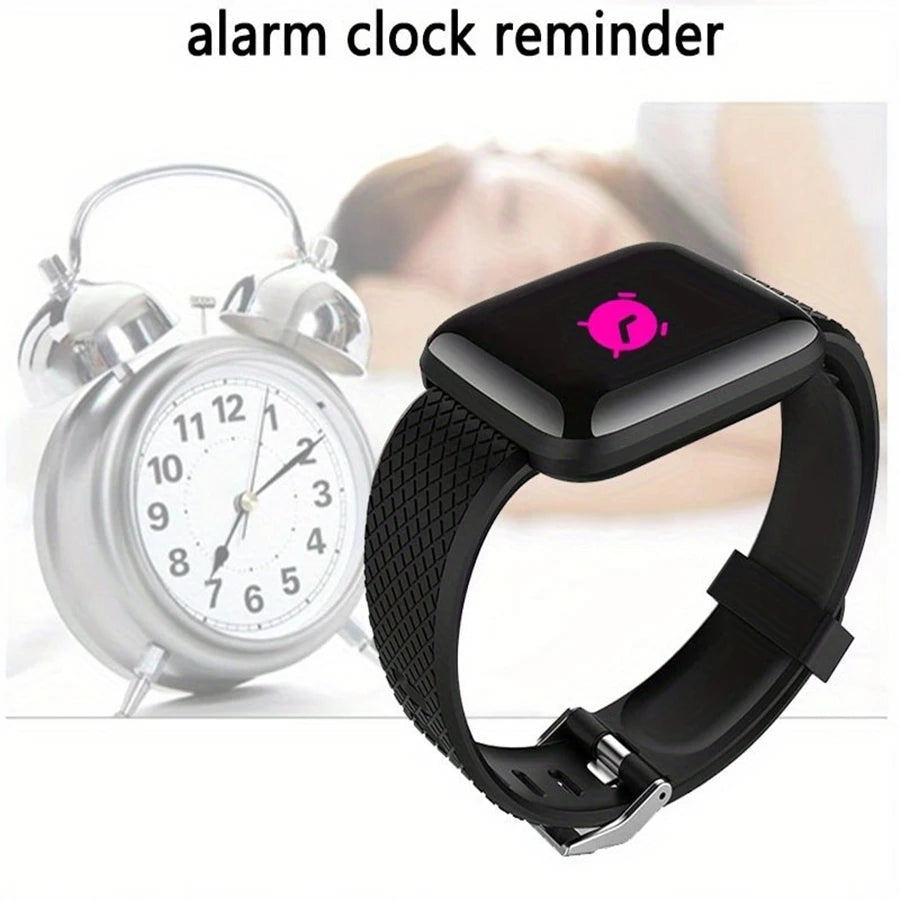 FitPulse 116Plus β Smart Fitness Watch with Heart Rate & Message Alerts