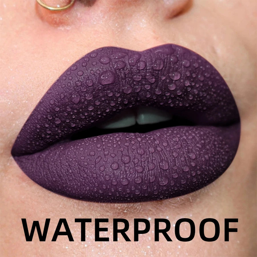 VelvetRush β 19-Color Matte Waterproof Liquid Lipstick Collection