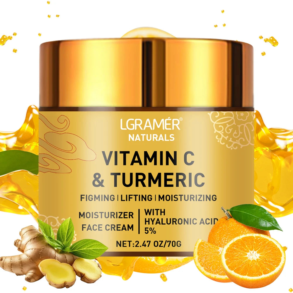 GlowBalance – Turmeric & Vitamin C Face Cream with Retinol & Hyaluronic Acid