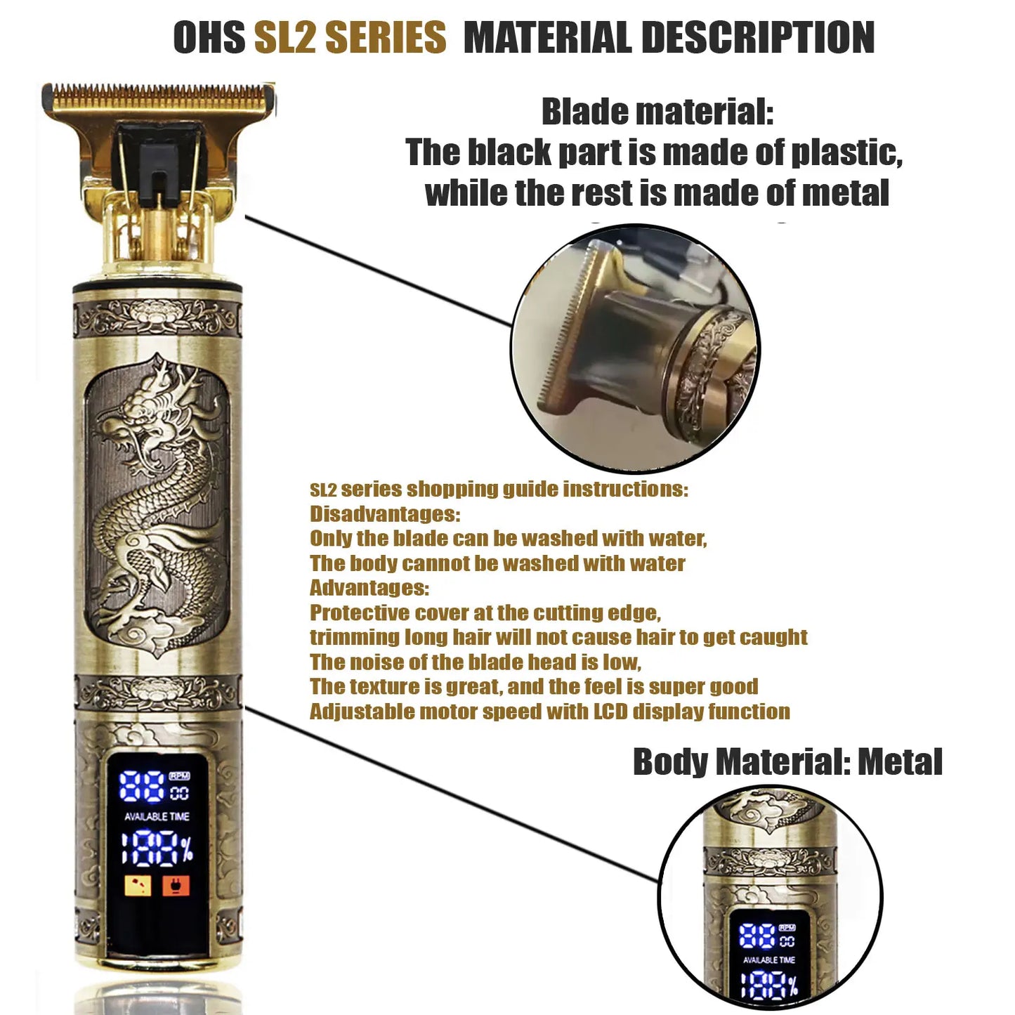 TrimEdge T9 β Zero-Gap Electric Hair & Beard Clipper for Men