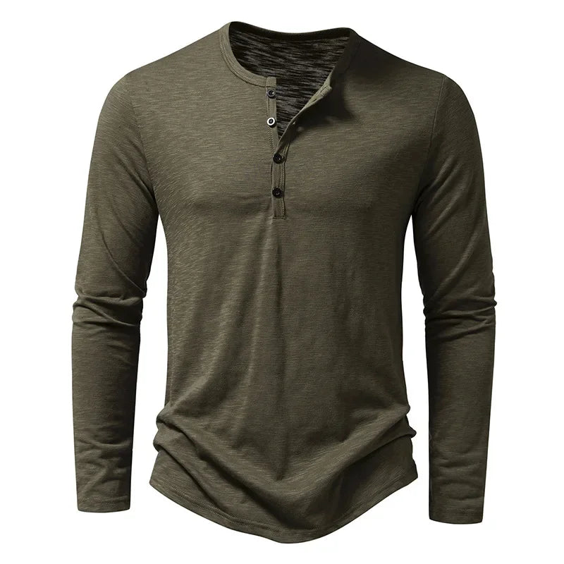 FallForm – Long Sleeve Henley Tee