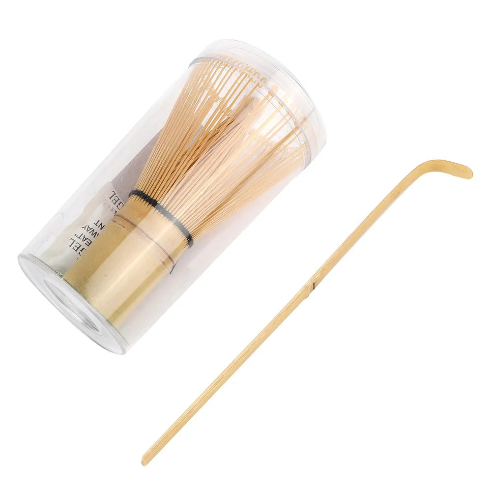 Matcha Set β Bamboo Whisk & Scoop for Traditional Tea Making