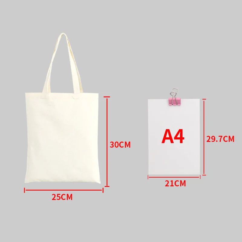 Canvas Tote β Large Eco-Friendly Shopping Bag for DIY Design